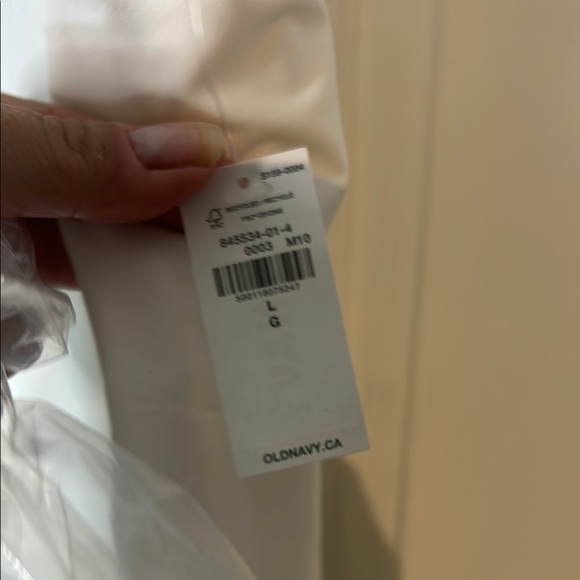 White Athletic Dress NWT size large cotton - Picture 4 of 13